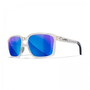  Slnečné okuliare ALFA Captivate Polarized - Blue Mirror - Smoke Grey/Gloss Clear Crystal