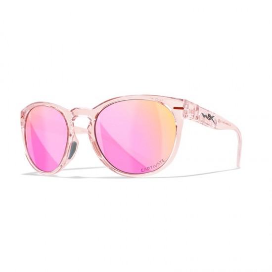  Slnečné okuliare COVERT Captivate Polarized - Rose Gold Mirror - Smoke Green/Gloss Crystal Blush