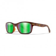Slnečné okuliare HELIX Captivate Polarized - Green Mirror - Amber/Gloss Demi