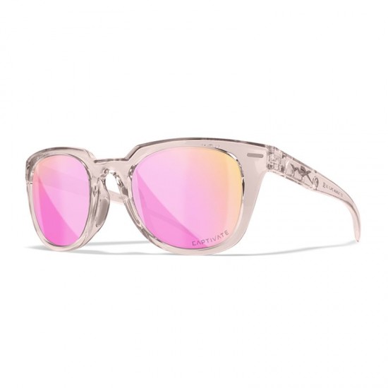  Slnečné okuliare ULTRA Captivate Polarized - Rose Gold Mirror - Smoke Green/Gloss Crystal Blush