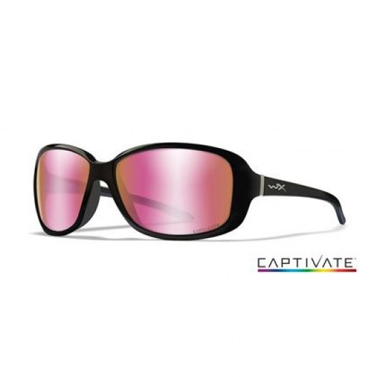  Slnečné okuliare AFFINITY Captivate Polarized - Rose Gold Mirror - Smoke Green/Gloss Black