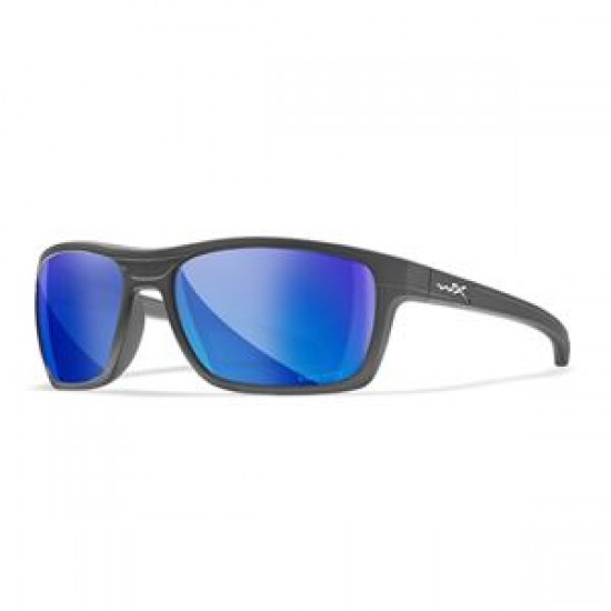 slnečné okuliare KINGPIN - Captivate Polarized - Blue Mirror - Grey/Matte Graphite