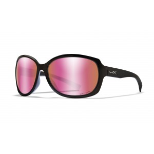 slnečné okuliare MYSTIQUE Captivate Polarized Rose Gold Mirror - Smoke Green/Gloss Black