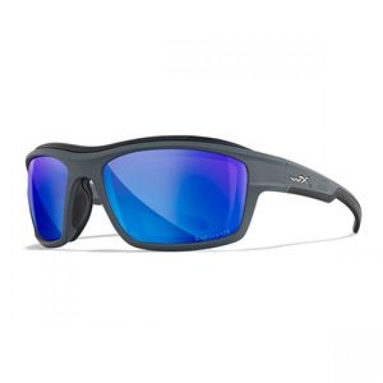 slnečné okuliare WILEY X OZONE Captivate Polarized - Blue Mirror - Grey/Matte Grey