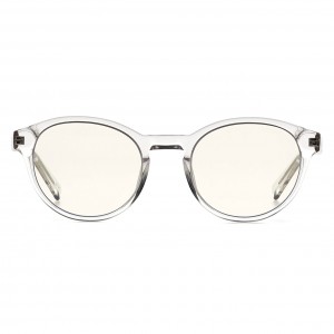 BOLLE LONDON transparentné okuliare na prácu s počítačom a šošovkami na čítanie +1