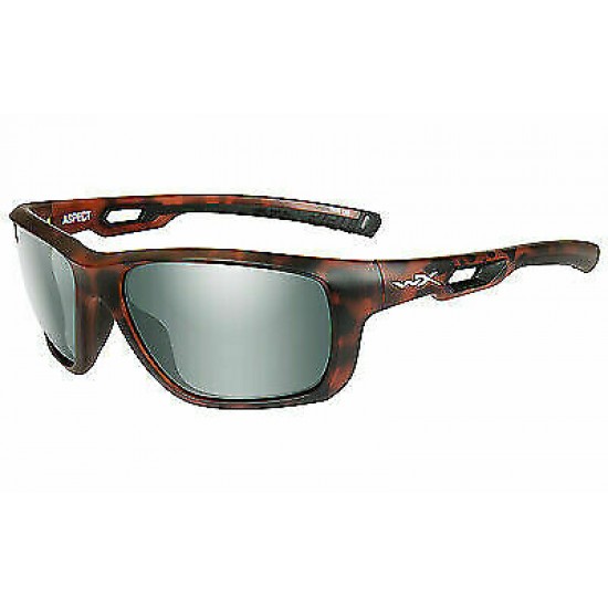 Slnečné okuliare ASPECT - POLARIZED Platinum Flash Smoke Green/Matte Demi