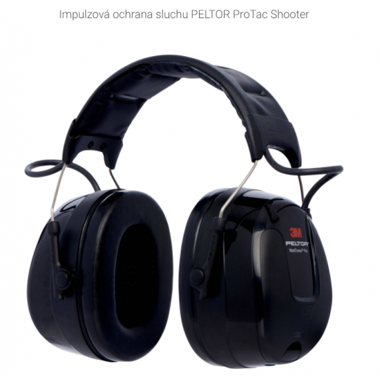 3M™ Peltor™ ProTac III Shooter hlavová sada, zelené