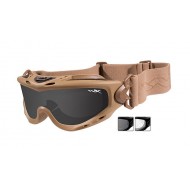 Taktická maska WILEY X SPEAR TAN - Smoke Grey + Clear