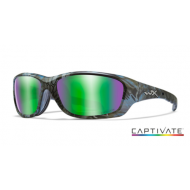 strelecké okuliare WILEY X GRAVITY Polarized - Captivate Green Mirror/ Kryptek Neptune Frame